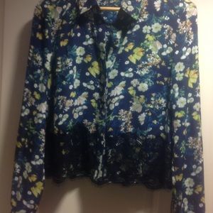Rachel Roy floral print blouse